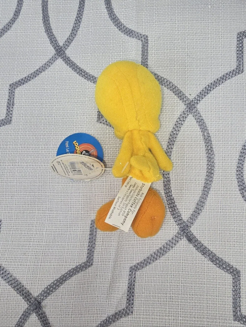 Vtg Starbucks Looney Tunes Finger Puppets Tweety Marvin Sylvester & Taz Set Of 4